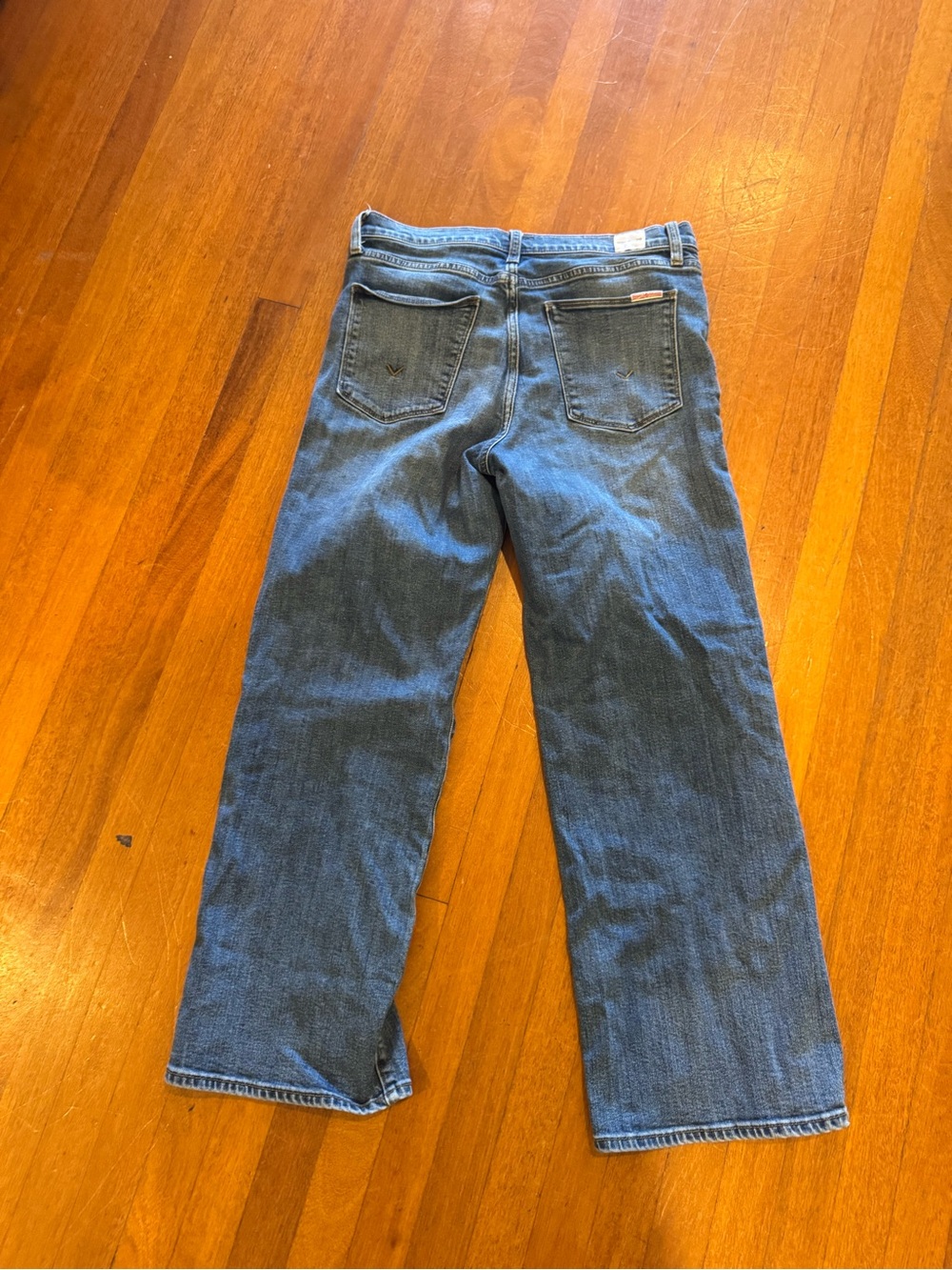 Hudson Jeans women Rosalie 29 Straight-Leg Dark Blue Denim